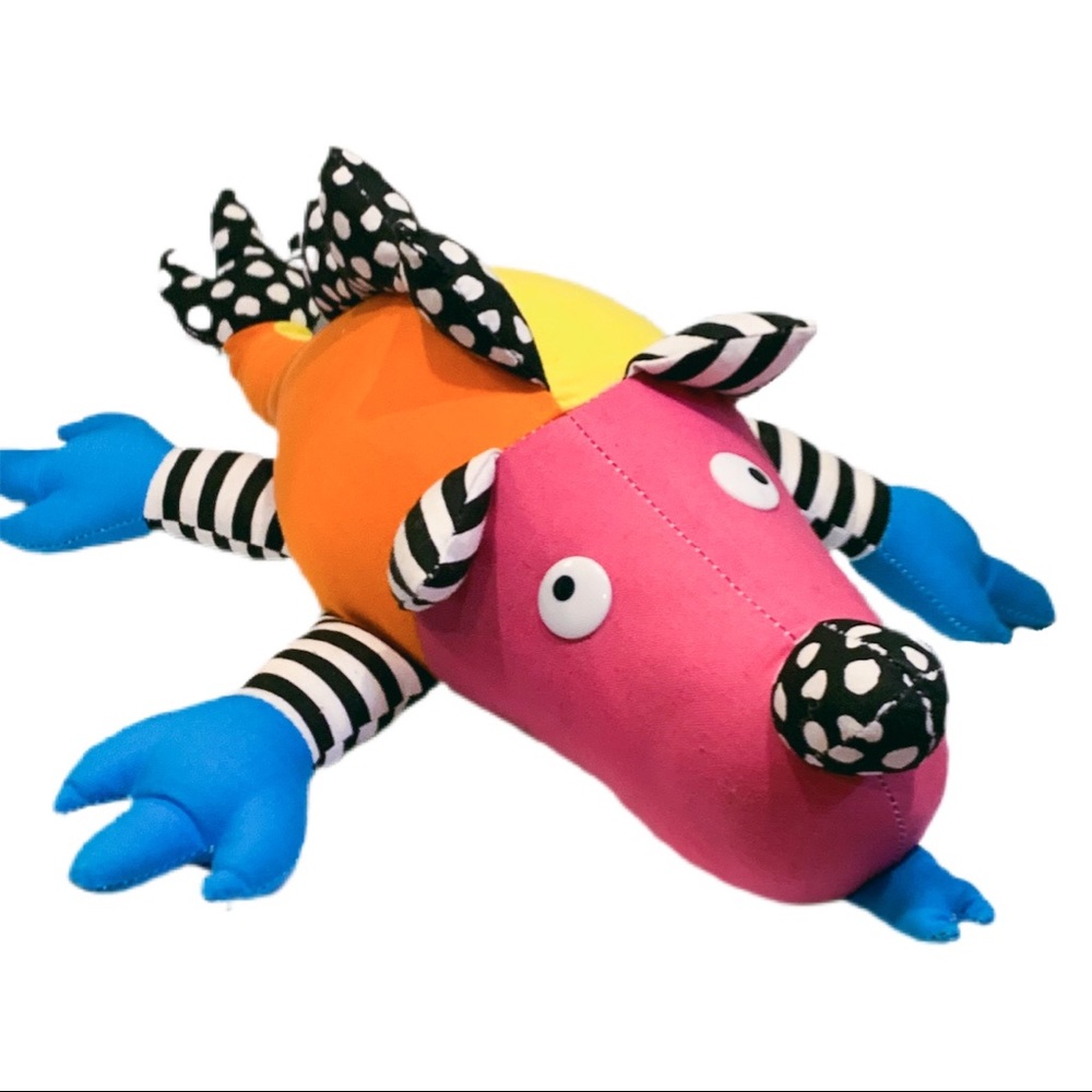 Colorful mixed Animal Pillow Plush Hallmark 1993